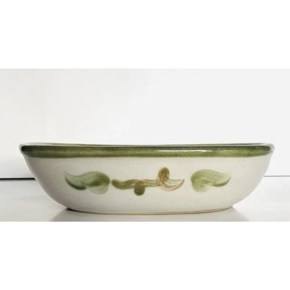 Louisville Stoneware Oval Baker Heirloom-Style Serving Heavy Country Cottage